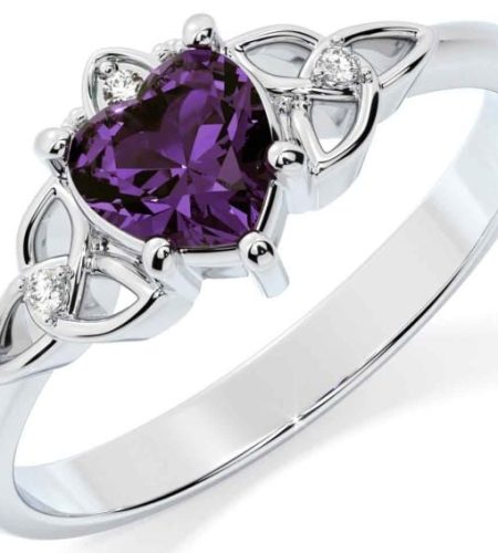 About purple claddagh ring